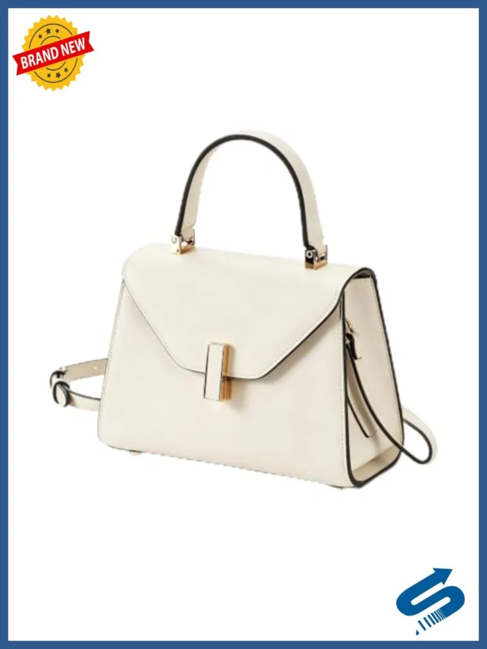 Women's Faux Leather Satchel Bag Top Handle Purse Handbag Shoulder
